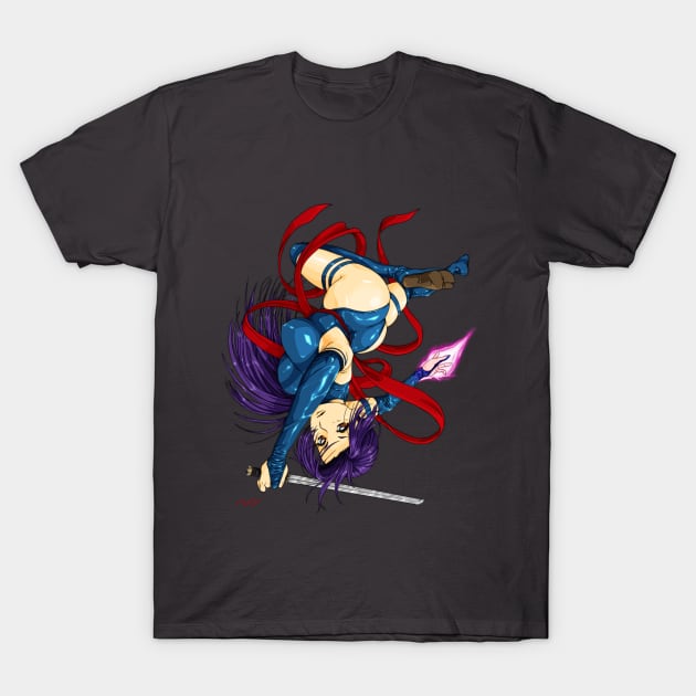 The Blue Ninja T-Shirt by NippleFactory